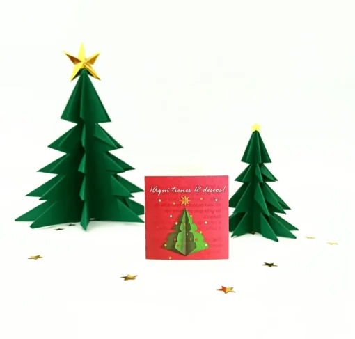 Origami 12 Deseos de Navidad 🎄♥️Foto referencia